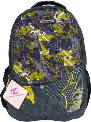 

Fashion Knockout Music Wave 5 L Laptop Backpack(Yellow)