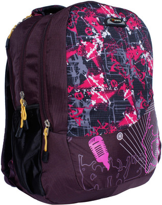 

Fashion Knockout Music Wave 5 L Laptop Backpack(Pink)