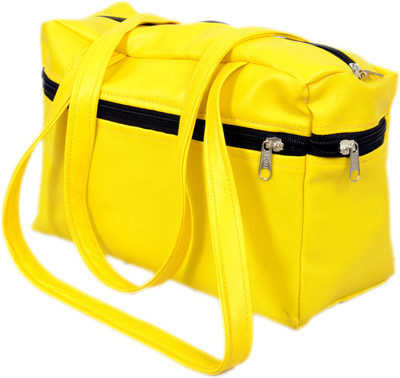 

InkCraft hand purse Waterproof Shoulder Bag(Yellow, 10 L)