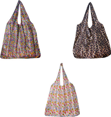 

Jewelz Combo of three attractive, convenient, folding bags. Multipurpose Bag(Multicolor, 12)