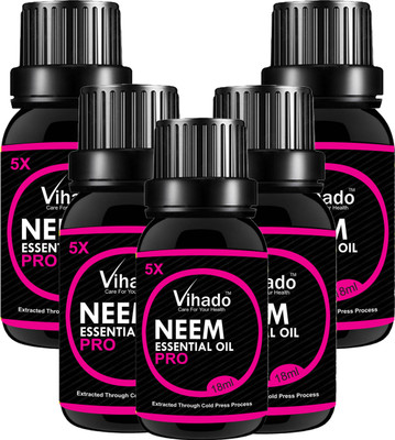 

VIHADO 5x PRO Neem Oil (18gm) (Pack of 5)(18 ml)