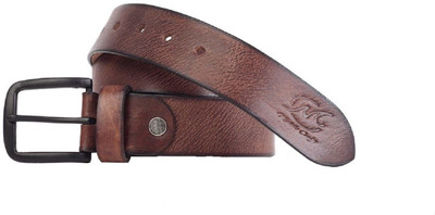 

modello crafts Men Formal Brown Genuine Leather Belt
