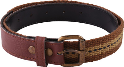 

NeedyBee Women Casual Brown Canvas Belt