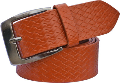 

Sun Shopping Men Formal Tan Synthetic Belt
