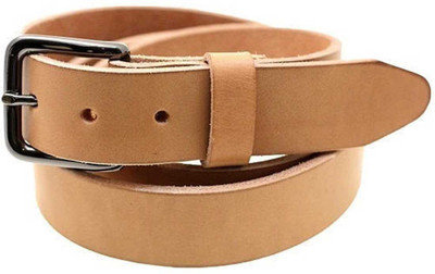 

JD Men Formal Beige Genuine Leather Belt, Brown 9