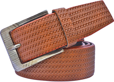 

Sun Shopping Men Formal Tan Synthetic Belt
