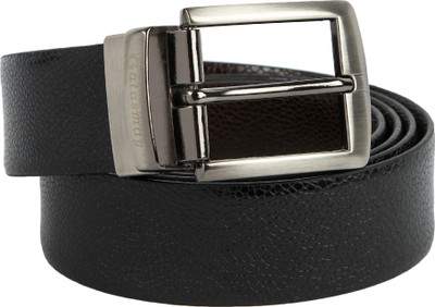

Gatasmay Men Formal Black Genuine Leather Reversible Belt, Balck