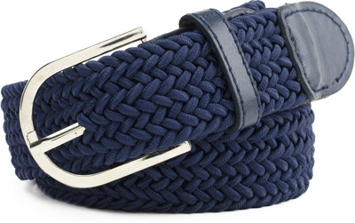 

Winsome Deal Men & Women Casual Blue Canvas Belt, Navy