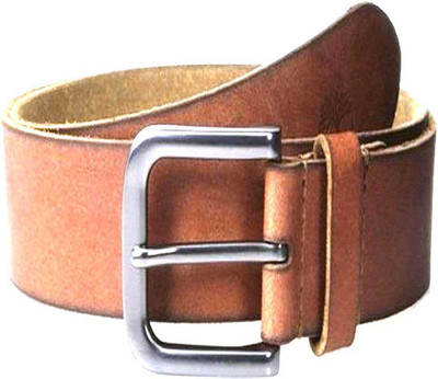 

JD Men Casual Brown Genuine Leather Belt, Brown 38