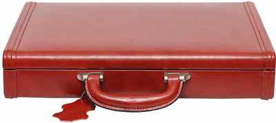 

HYATT Genuine leather briefcase Medium Briefcase - For Men & Women(Tan)
