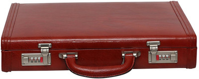 JASHMIN Genuine leather briefcase Medium Briefcase - For Men & Women(Tan)