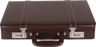 

OBANI Faux Leather Briefcase Medium Briefcase - For Men(Brown)
