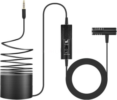 

Smiledrive Mini Pro Lavalier Condenser Microphone-Clip-on Omni Directional Lapel Mic for Audio Video Recording-DSLR, Mobile Phone, PC, Laptop Compatible Camera Microphone