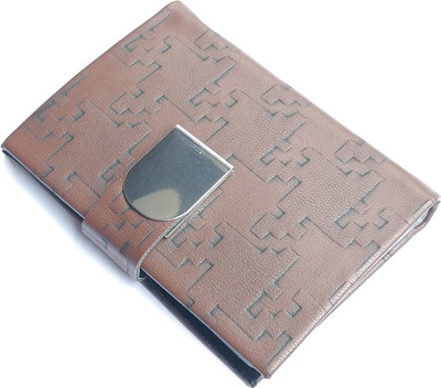

Golden Feather 15 Card Holder(Set of 1, Brown)