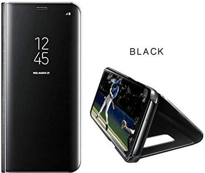 TGK Flip Cover for Samsung Galaxy S9(Black, Cases with Holder)