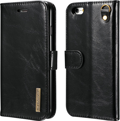 Cubix Wallet Case Cover for Apple iPhone 6 Plus iPhone 6s Plus(Black, Dual Protection, Leather, Silicon, Plastic) Flipkart