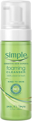 

Simple Kind to Skin Facial Care, Foaming Facial Cleanser, 5 oz(148 ml)