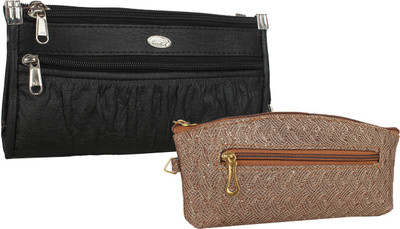 

Element Cart Casual, Formal, Party Black, Brown Clutch