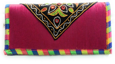 

Utkal Craft House Casual Maroon Clutch