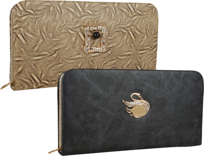 

Element Cart Casual, Formal, Party Beige, Black Clutch