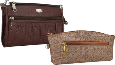 

Fillincart Casual, Formal, Party Brown Clutch