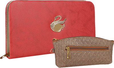 

Element Cart Casual, Formal, Party Pink, Brown Clutch, Brown;pink