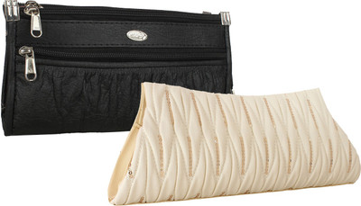 

Element Cart Casual, Formal, Party Black, White Clutch
