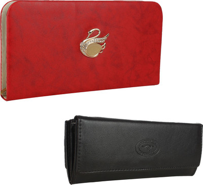 

Element Cart Casual, Formal, Party Black, Red Clutch
