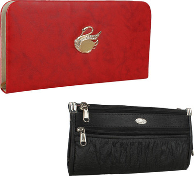 

Element Cart Casual, Formal, Party Black, Red Clutch