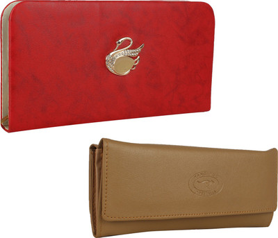 

Element Cart Casual, Formal, Party Beige, Red Clutch