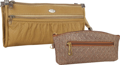 

Element Cart Casual, Formal, Party Beige, Brown Clutch