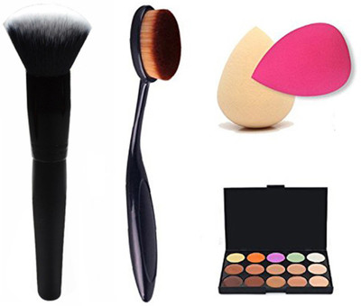 adbeni Makeup Brushes With Highlighter Concealer(4 Items in the set)