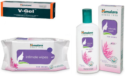 

Himalaya V-Gel, Intimate Wipes, Intimate Wash(Set of 3)
