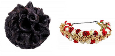 Raaya como set of juda and Gajra for women & girls(Set of 2)