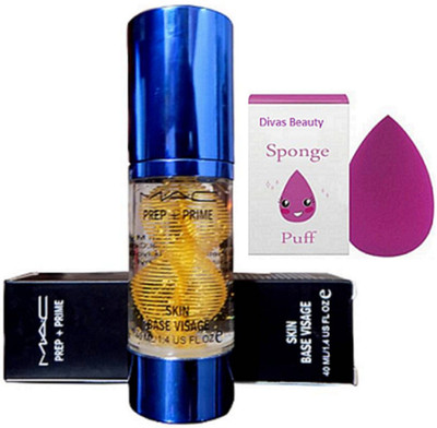 

divas beauty sponge puff &Mac Skin base Primer(Set of 2)