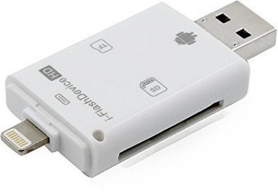

Tronomy I-Flash Device USB Adapter HDMI Adapter(All Mobile Phones, White)