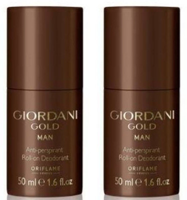 

Oriflame Sweden GIORDANI GOLD MAN ANTI PERSPIRANT ROLL ON DEO 50ml ( PACK OF 2 ) Deodorant Roll-on - For Men(100 ml, Pack of 2)