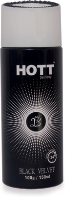 

HOTT Black velvet deodrant 150ml Deodorant Spray - For Men(150 ml)