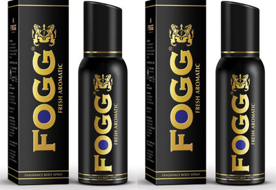 FOGG Fresh Automatic Fresh Automatic 120ML Deodorant Spray - For Men(240 ml, Pack of 2)