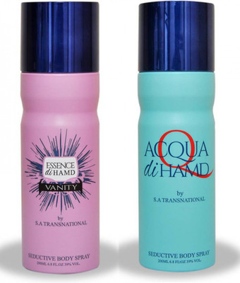 

HAMD Essence Vanity & Acqua Deo For Women Body Spray - For Women(200 ml)