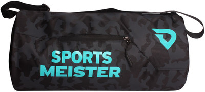 

Sports Meister Charcoal Camouflage Gym Duffle Bag Gym Bag(Grey)