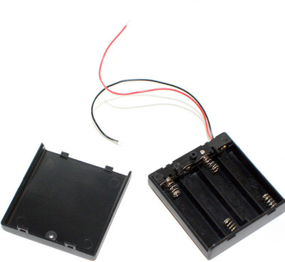 PSYCHE 4 Cell Battery Holder AA Battery Holder with ON-OFF Switch Electronic Components Electronic Hobby Kit