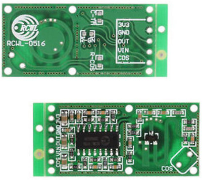 

Adraxx RCWL-0516 microwave radar sensor 4-28V supply voltage module Human body induction switch module Intelligent sensor Electronic Components Electronic Hobby Kit