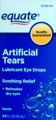 

Equate Sterile Artificial Tears Lubricant Eye Drops Eye Drops(15 ml)