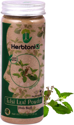 

HerbtoniQ 100% Natural Tulsi Leaf Powder For Face Pack And Hair Pack (Holy Basil)(150 g)