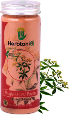 

HerbtoniQ 100% Natural Manjistha Leaf Powder For Face Pack And Hair Pack (Rubia cordifolia)(150 g)