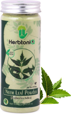 HerbtoniQ 100% Natural Neem Leaf Powder For Face Pack And Hair Pack (Azadirachta indica)(150 g) Flipkart