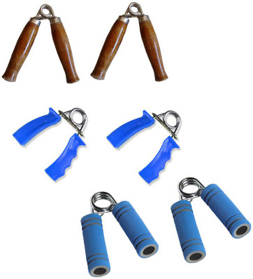 

StepInnStore Set Hand Grip,1*Pair Wooden ,*1 Pair Plastic,1*Pair Foam (Multicolor) Hand Grip/Fitness Grip(Multicolor)
