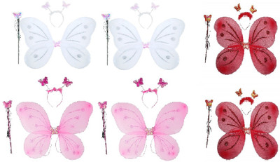 

Arvel butterfly wings pack of 6 Hair Accessory Set(Multicolor)
