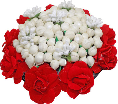 

Raaya Hair Accessories For Women, Artificial Flowers Gajra For Bridal Bun(Multicolor)